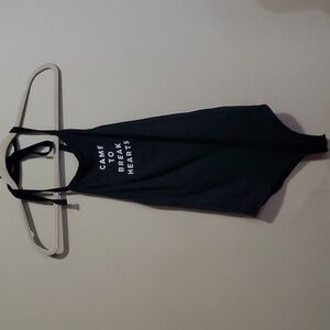 halter style bodysuit size medium